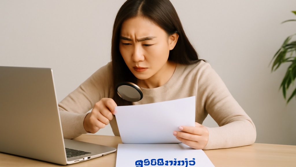 Vì sao cần kiểm tra kỹ trước khi đăng ký? Minh họa: Vì sao cần kiểm tra kỹ trước khi đăng ký?