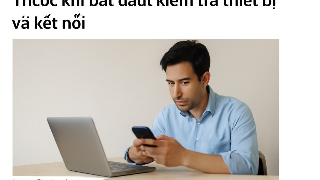 Trước khi bắt đầu: kiểm tra thiết bị và kết nối Minh họa: Trước khi bắt đầu: kiểm tra thiết bị và kết nối